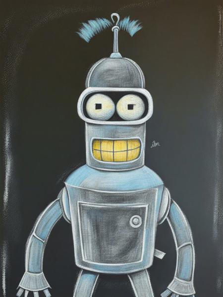 00035-20240109215710-7779-BenderBot ChalkBoardDrawing  _lora_SDXL_ChalkBoardDrawing_LoRA_r8_1.0_ _lora_SDXL-benderbot-Lora_1_.jpg